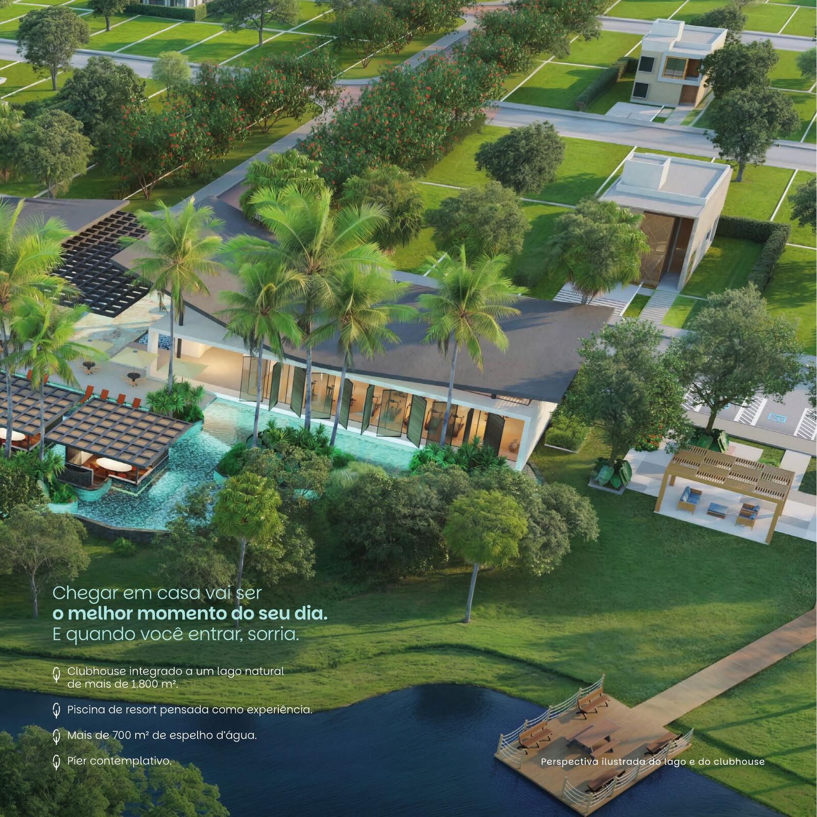 Fachada do clubhouse
